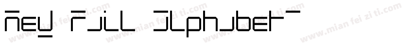 New Rail Alphabet字体转换